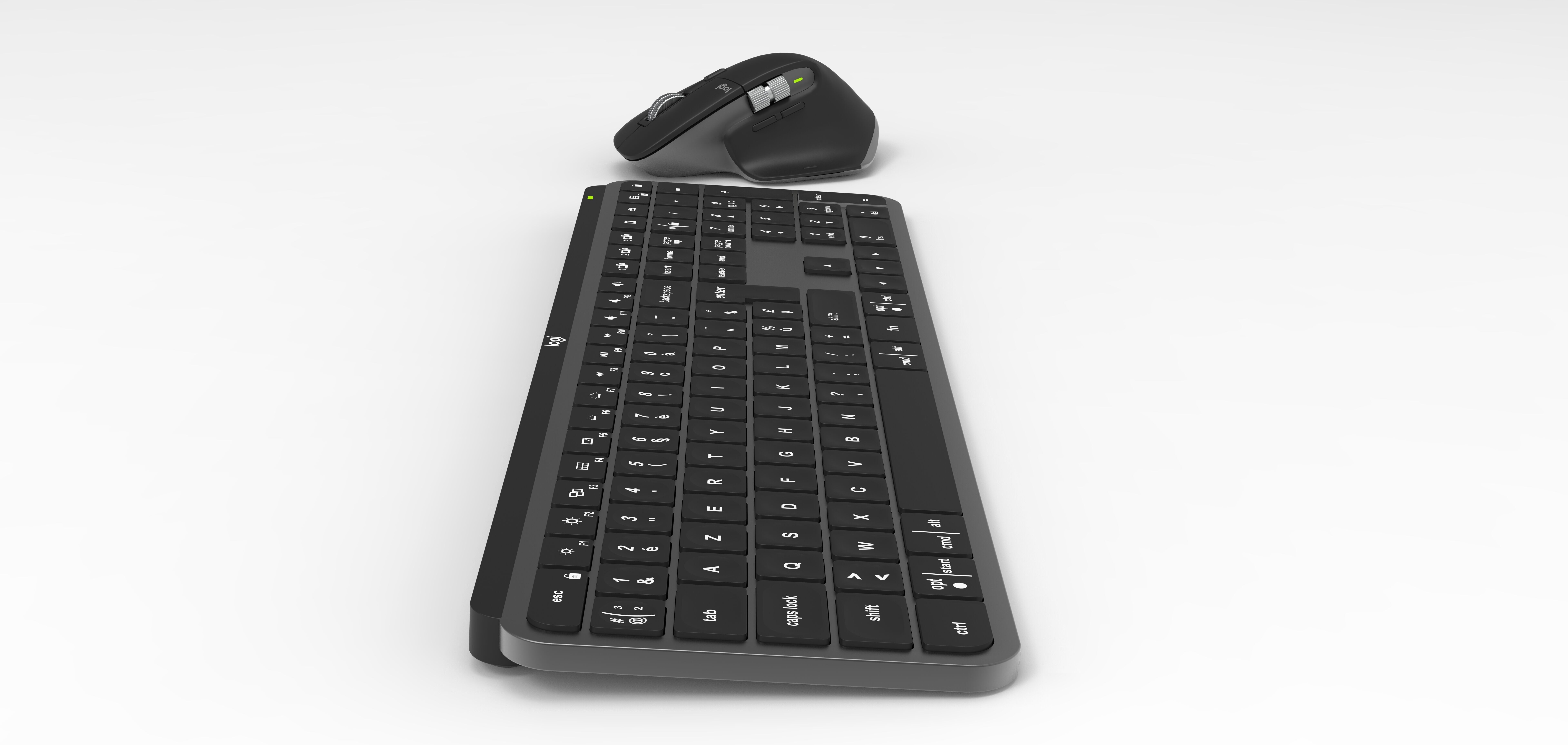 Keyboard and mouse Logitech MX Master 3  MX Keys combi 3D model_26