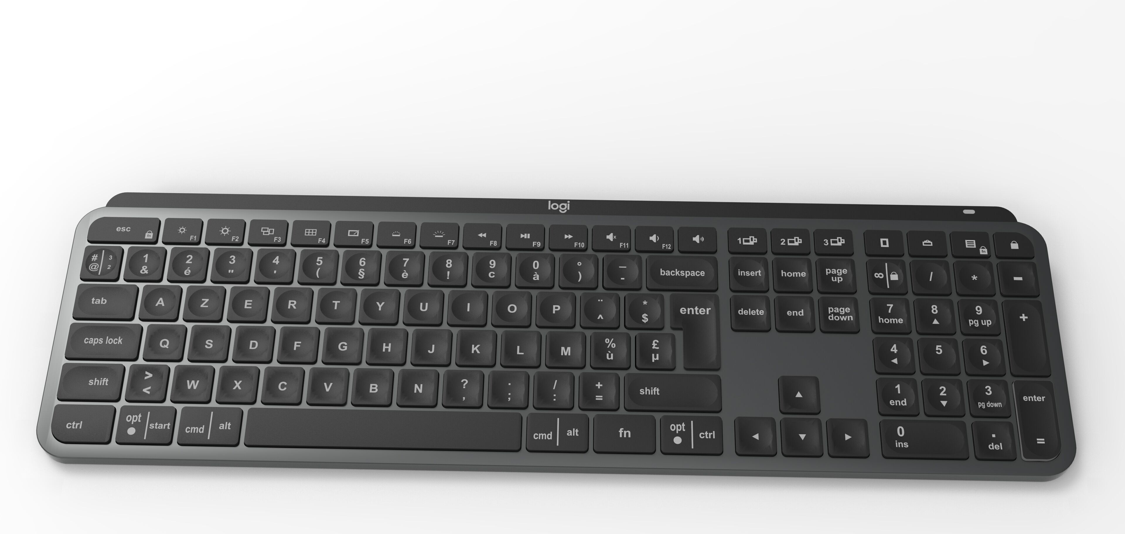 Keyboard and mouse Logitech MX Master 3  MX Keys combi 3D model_25