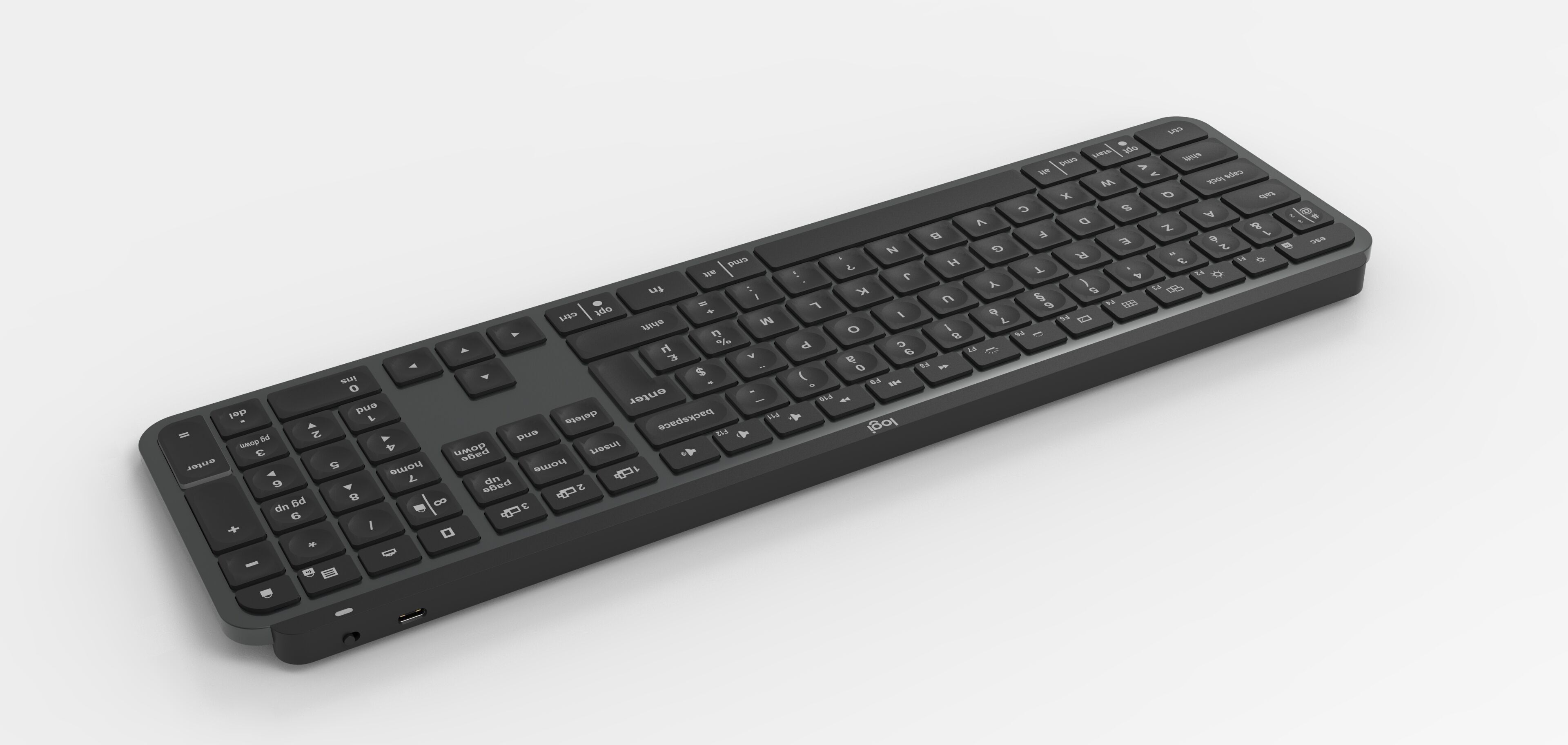 Keyboard and mouse Logitech MX Master 3  MX Keys combi 3D model_29