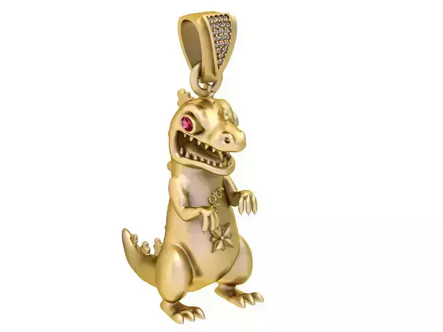 DINOSAUR PENDANT 3D PRINTABLE MODEL