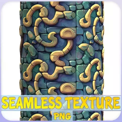 Stylized Wall Seamless Texture