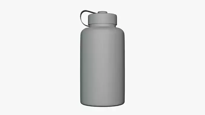 Basic Sports Drink Bottle - Geometry Only No Textures