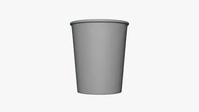Basic Coffee Cup - Geometry Only No Textures No Materials 3D model