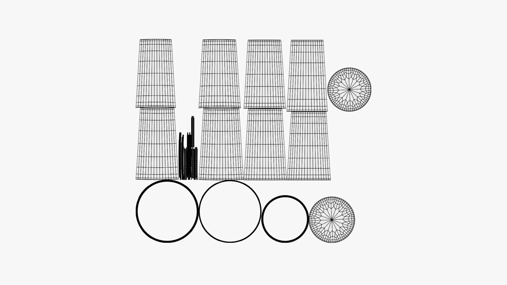 Basic Coffee Cup - Geometry Only No Textures No Materials 3D model_6