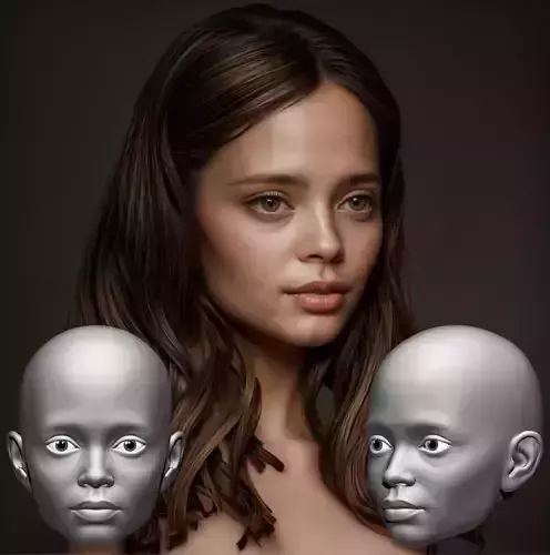 4 - 3DPortrait 3DModels CustomBJDHead 3DSculpting 