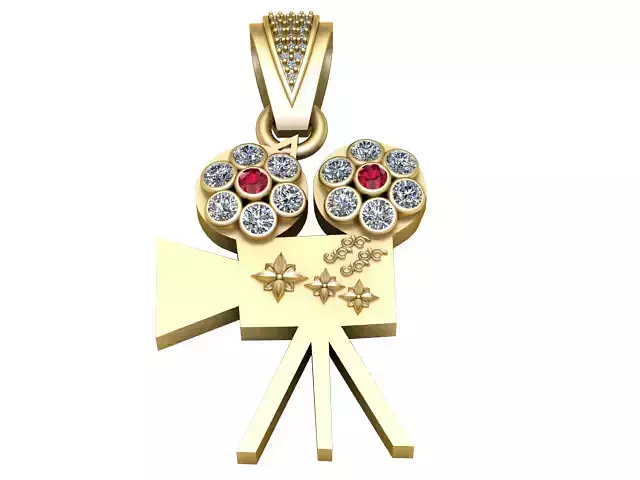 VIDEO CAMERA PENDANT 3D PRINTABLE MODEL