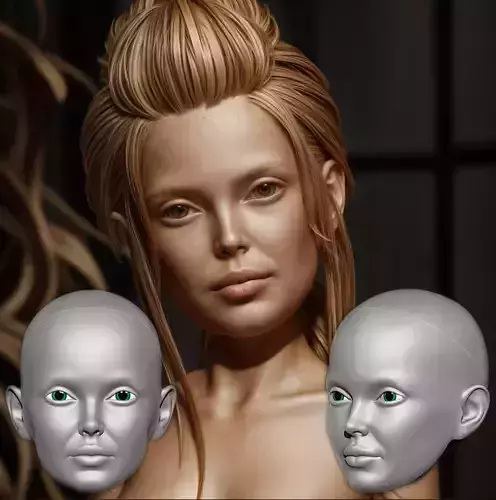 5 - 3DArt CGI 3DCharacter 3DDesign Modeling BJDDoll