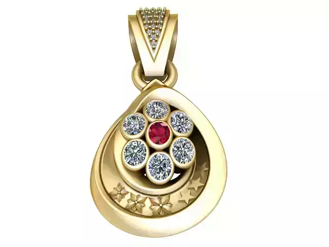 FANCY PENDANT 3D PRINTABLE MODEL