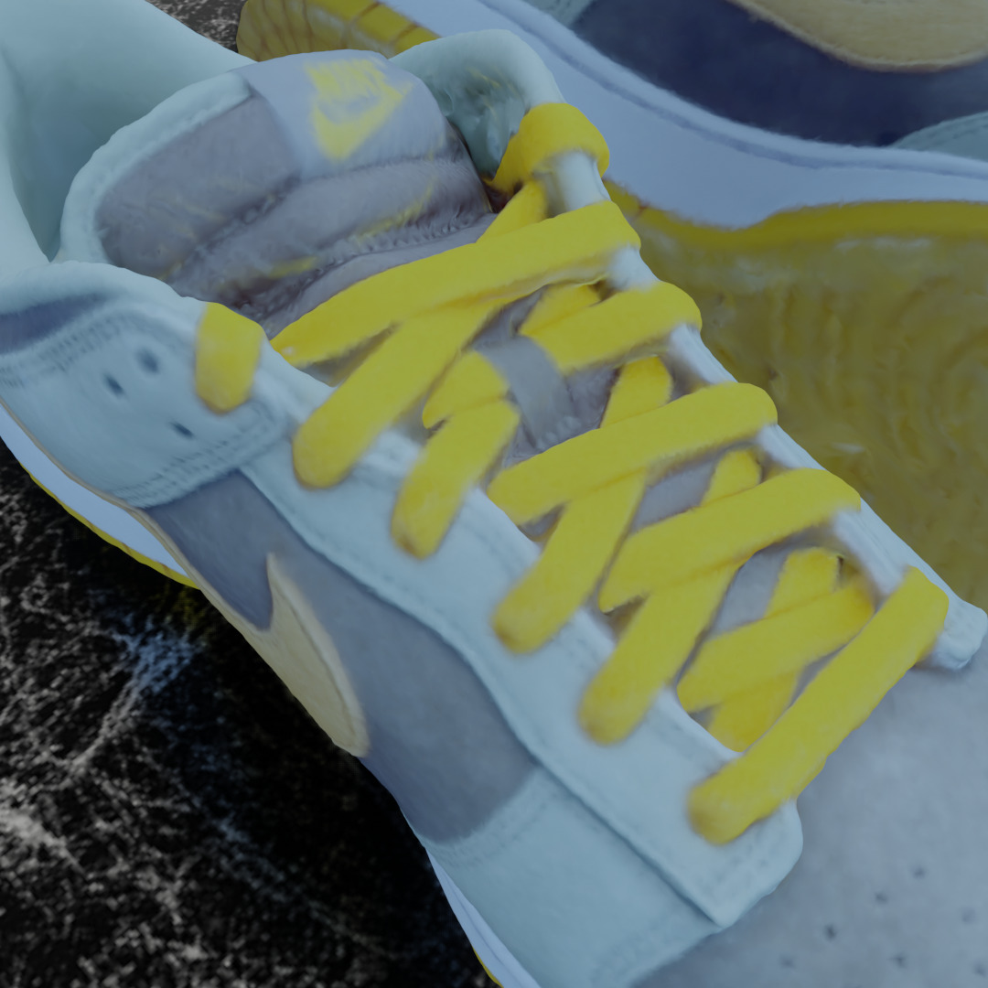 NIKE DUNK DUSTY OLIVE 3D SHOES 3D model_9