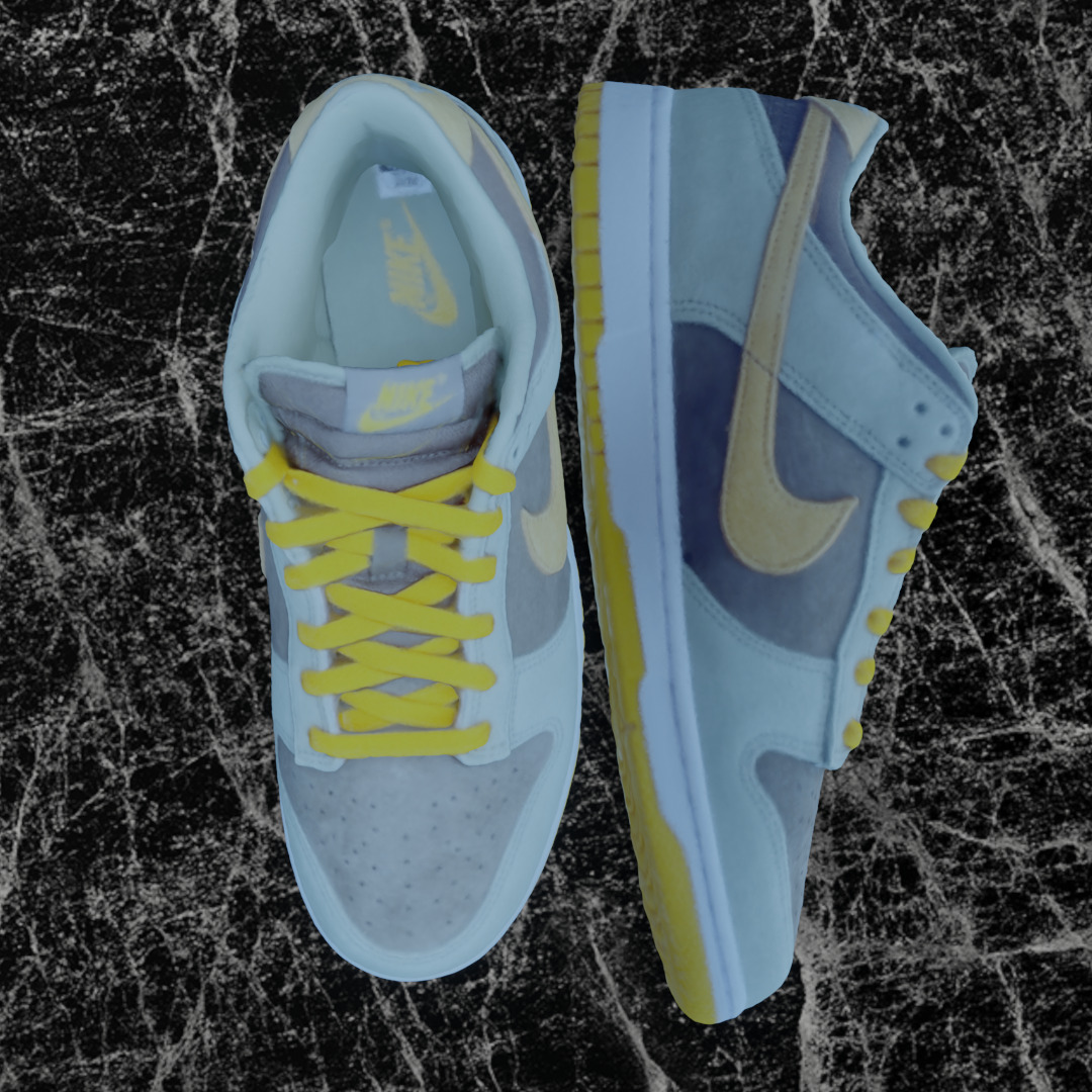 NIKE DUNK DUSTY OLIVE 3D SHOES 3D model_2