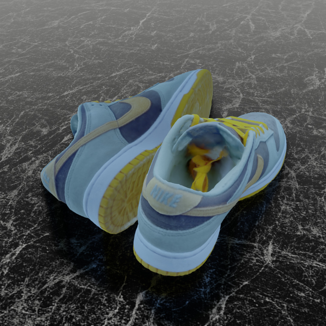 NIKE DUNK DUSTY OLIVE 3D SHOES 3D model_5