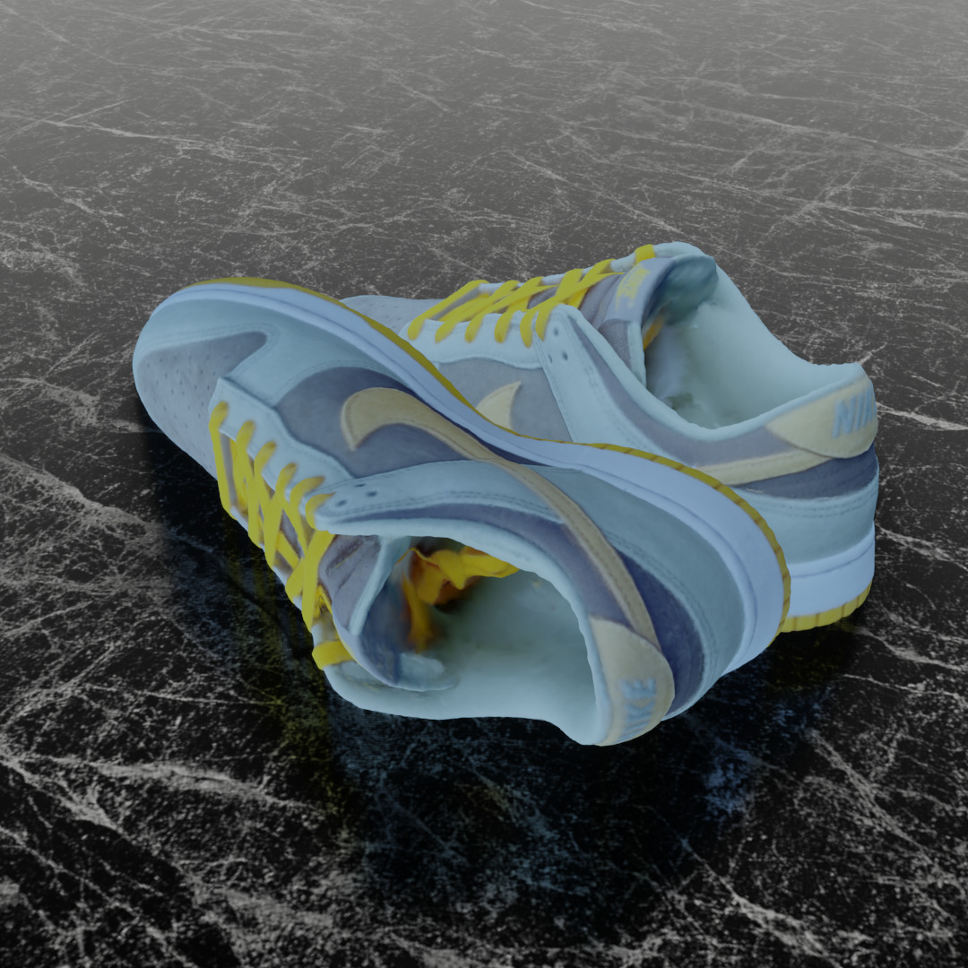 NIKE DUNK DUSTY OLIVE 3D SHOES 3D model_6