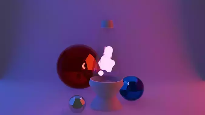 Animated lava lamp