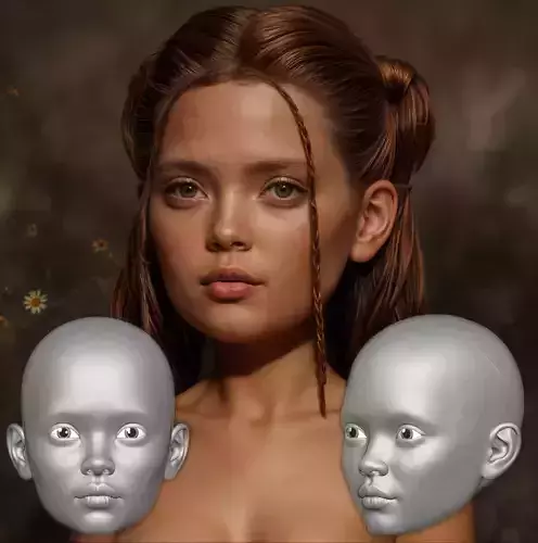 8 -ResinDoll BJDSculpting UniqueBJD FaceSculpt DigitalSculpt 