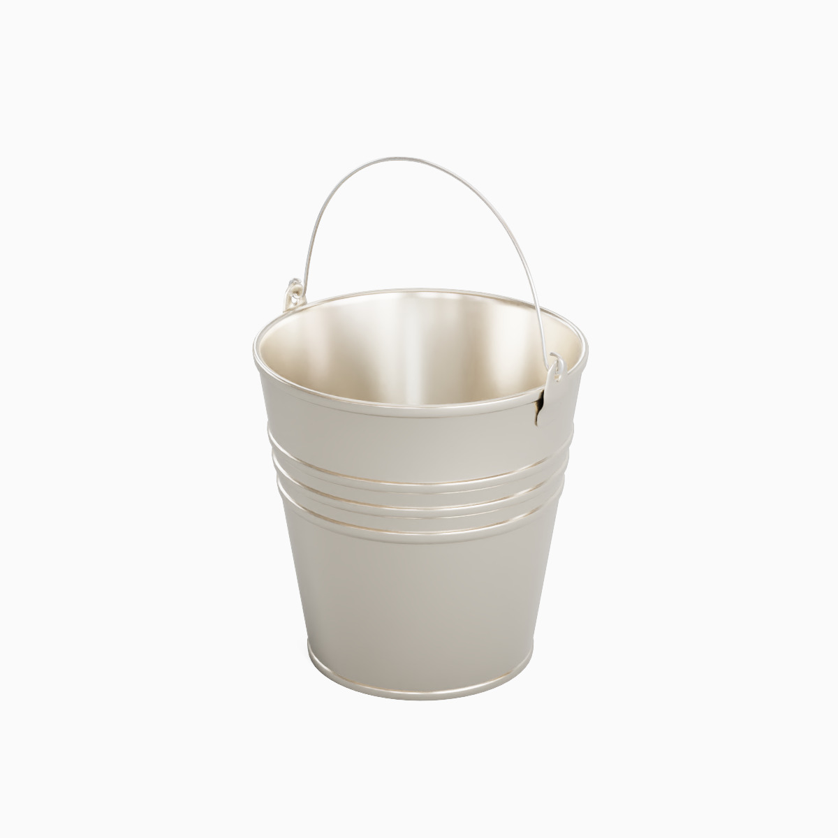 Steel Bucket Set B  3D model_24