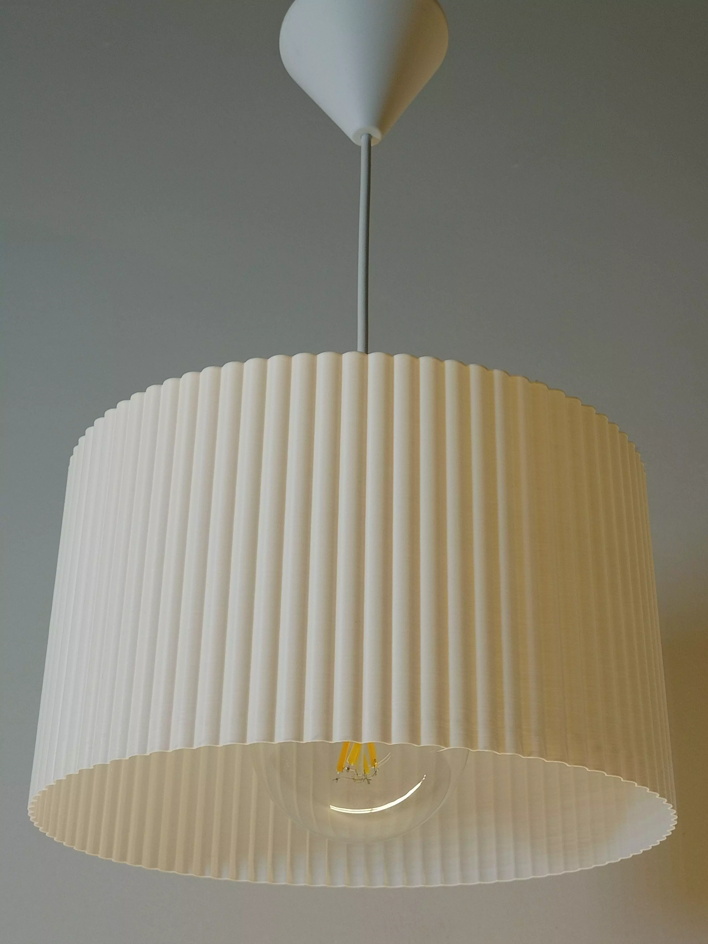 Big Line Lampshade Pendant Light 3D print model_0