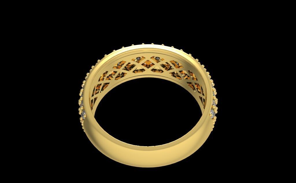 Diamond Ring 017 3D print model_2