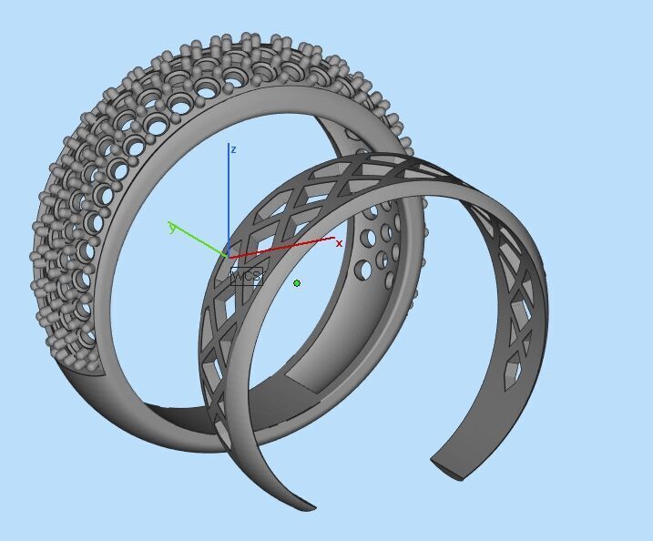 Diamond Ring 017 3D print model_13