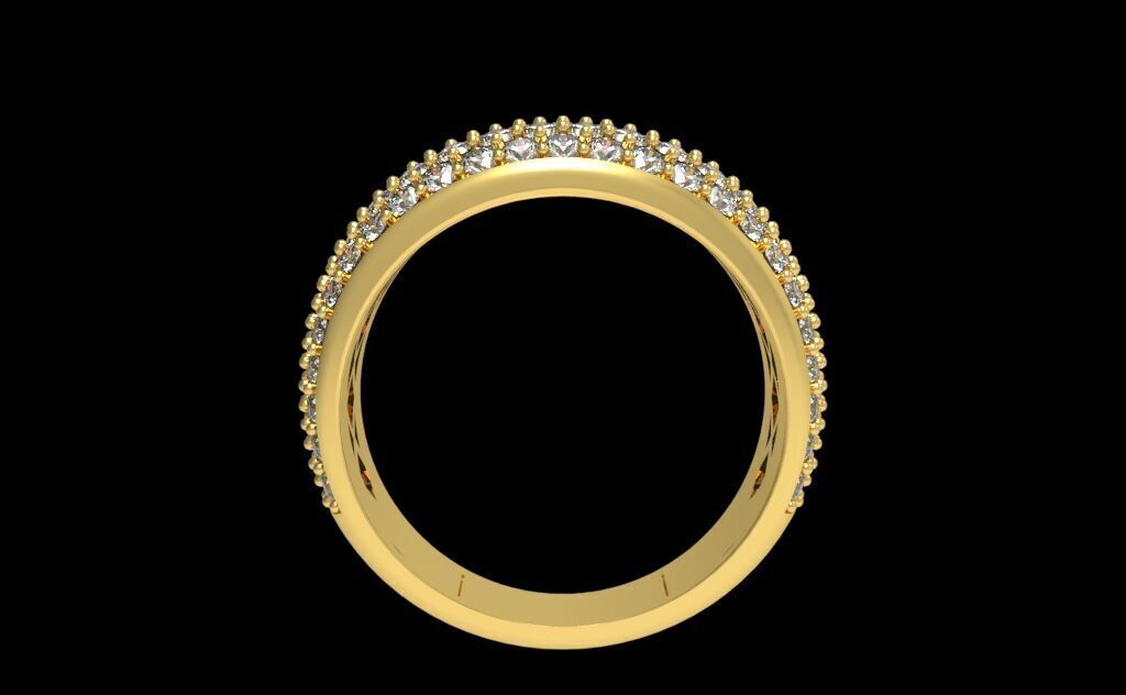Diamond Ring 017 3D print model_1