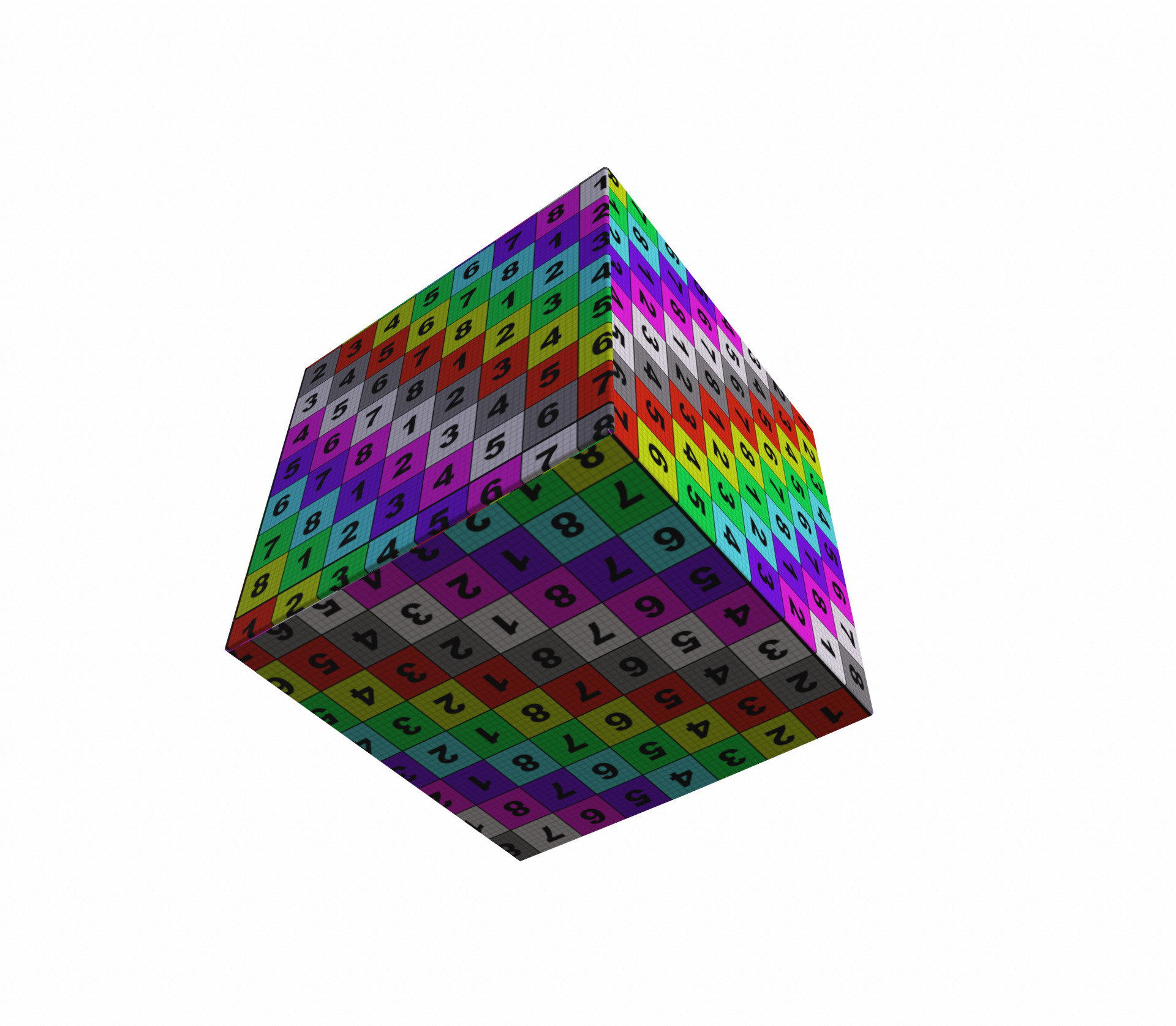 White paper box mockup 3D model_6