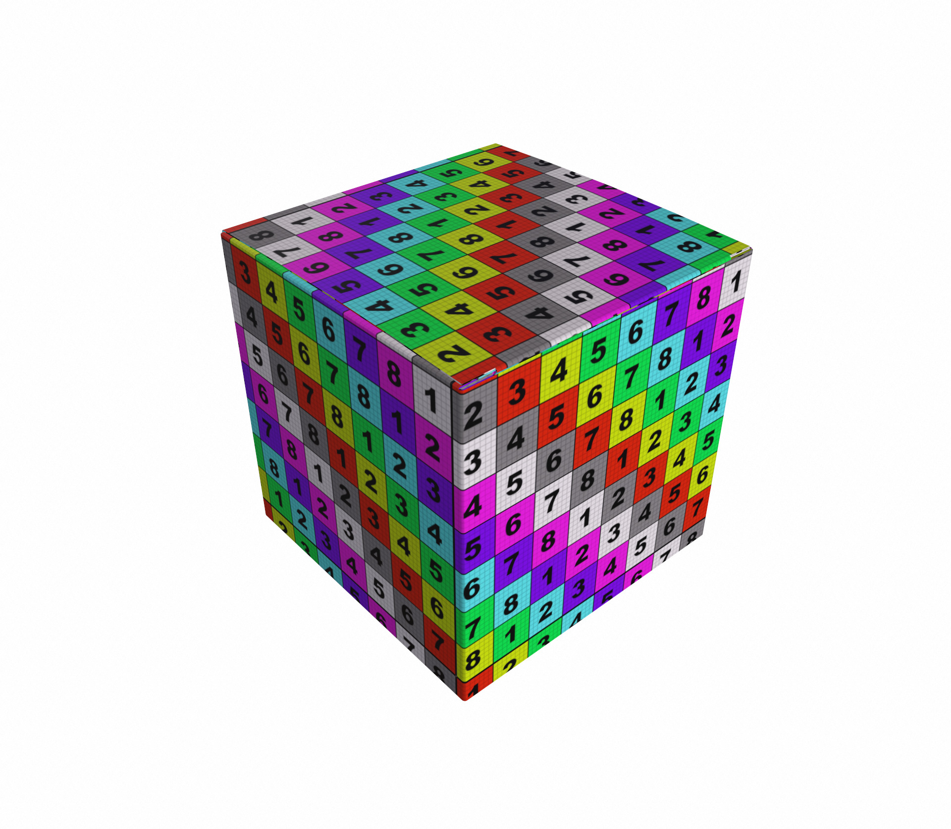 White paper box mockup 3D model_8