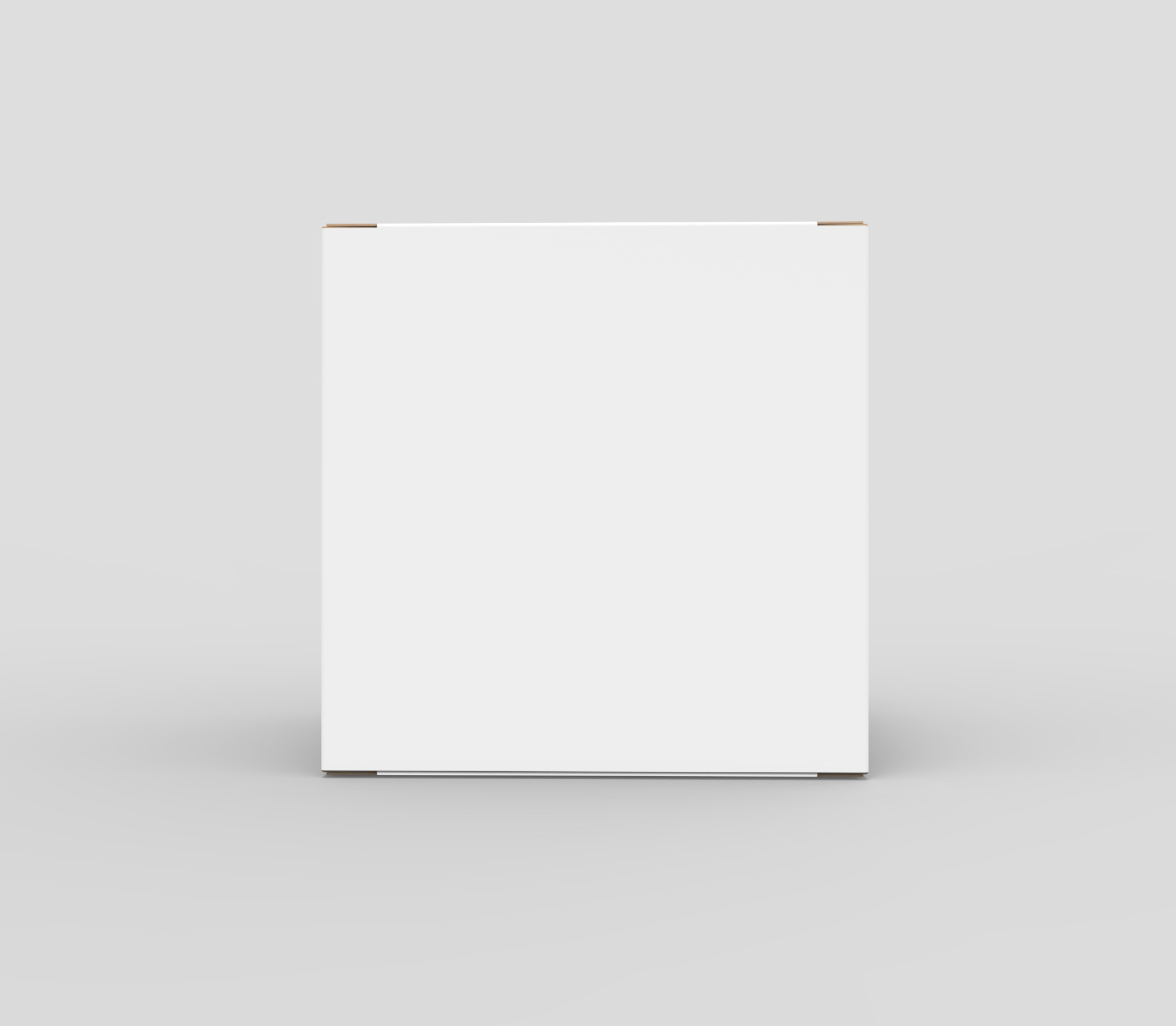 White paper box mockup 3D model_3