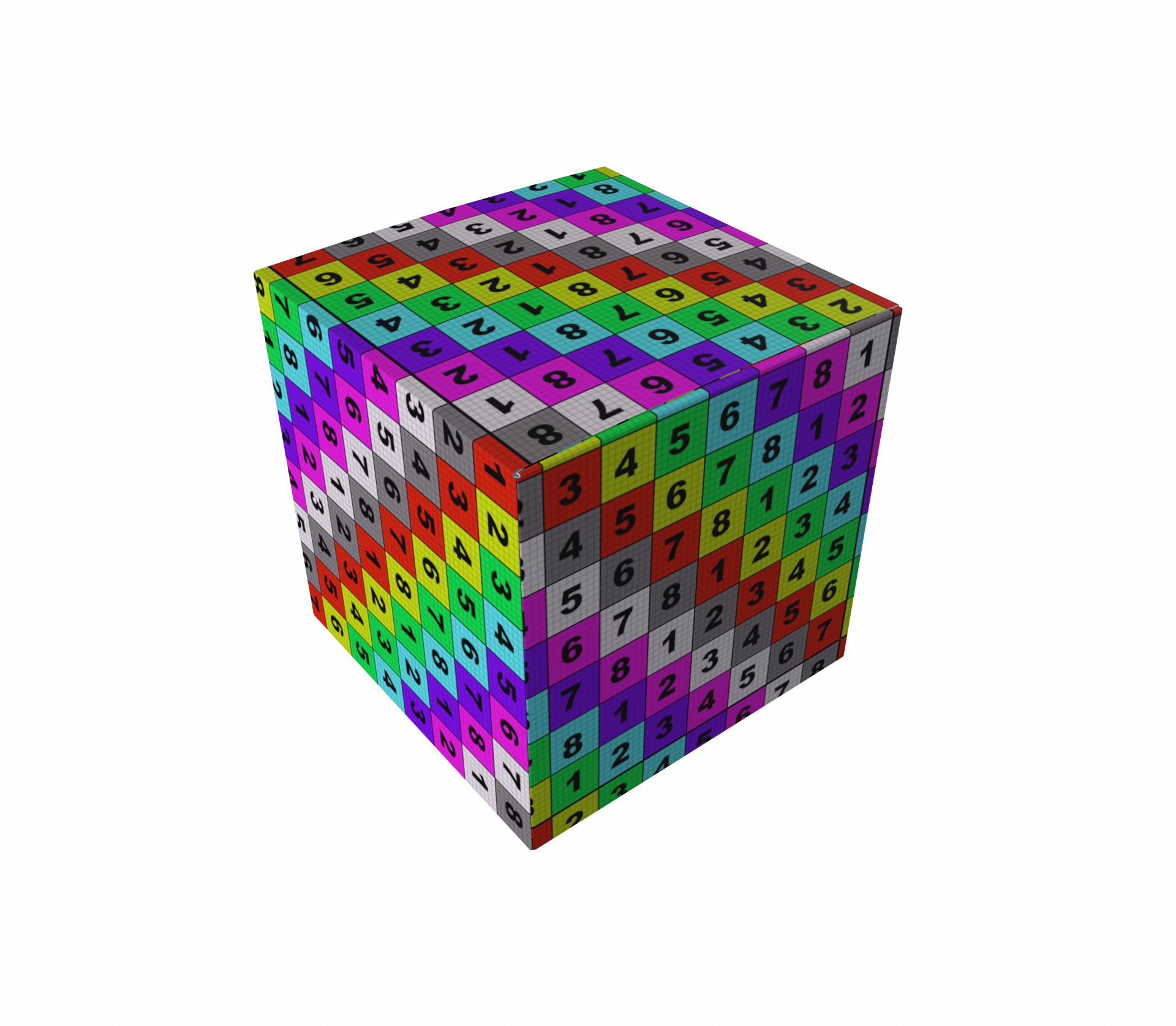 White paper box mockup 3D model_7