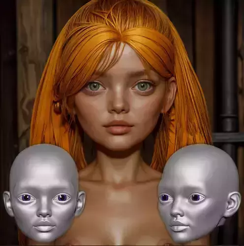 11 - BJDSculpting UniqueBJD FaceSculpt DigitalSculpt printedDoll