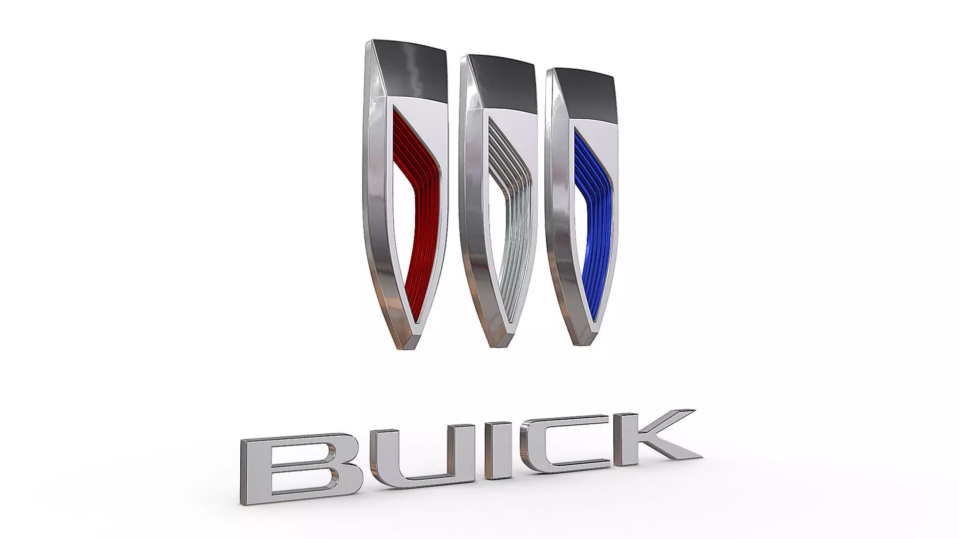buick new logo 3D model_0