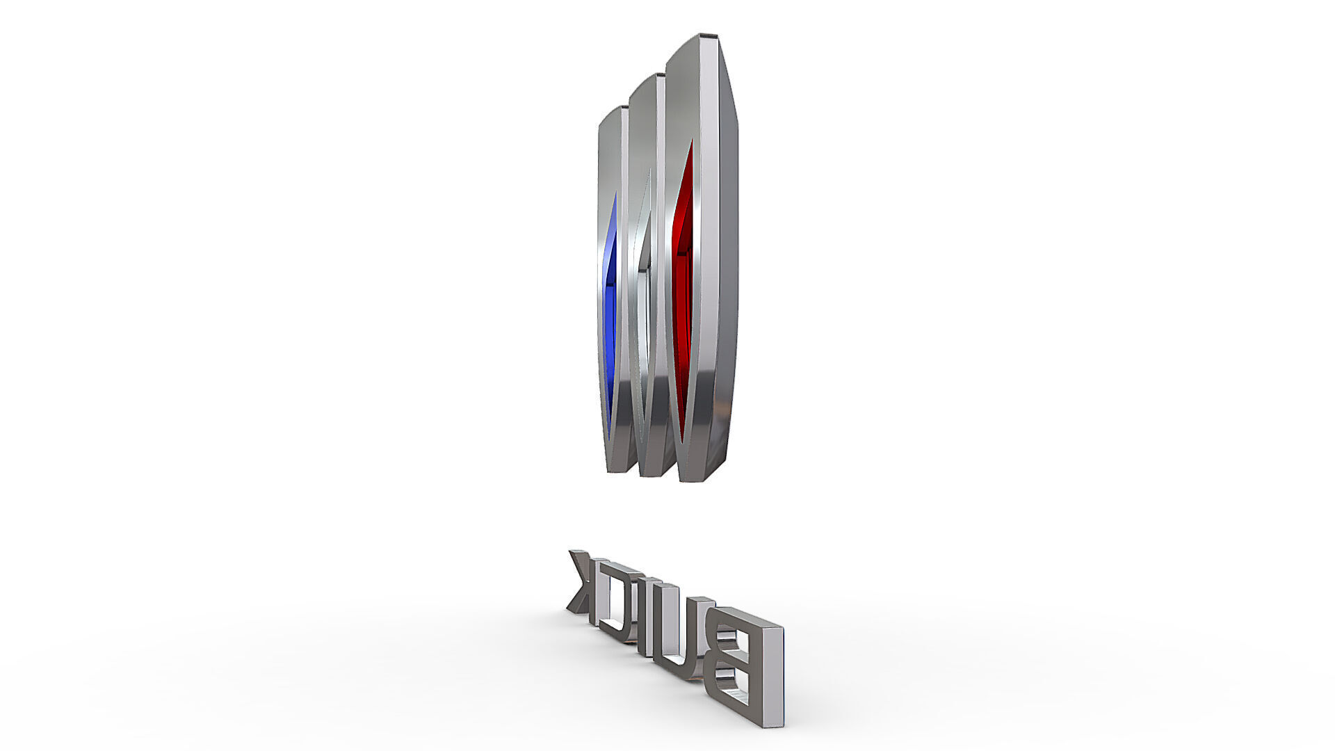 buick new logo 3D model_4