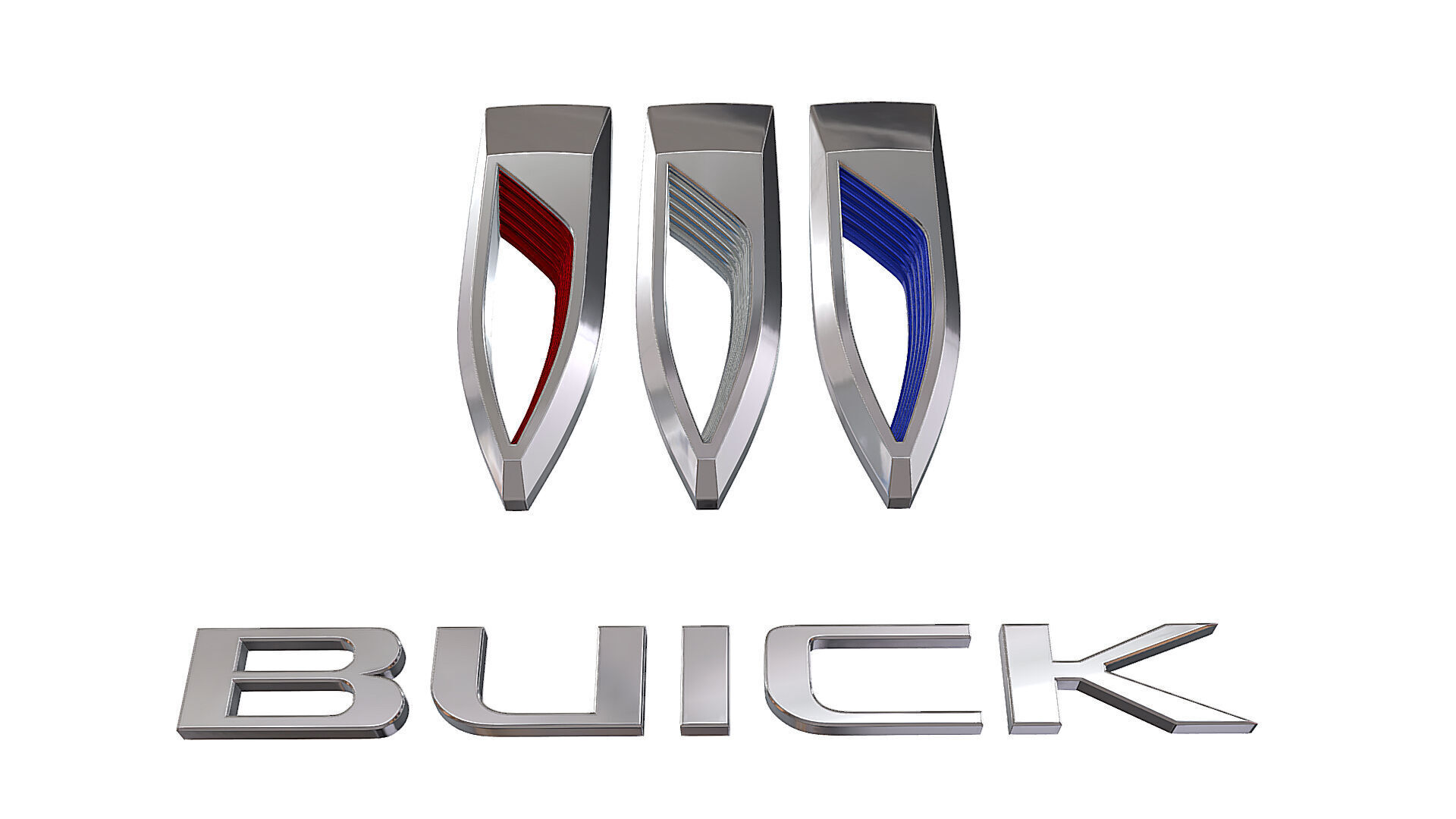 buick new logo 3D model_5