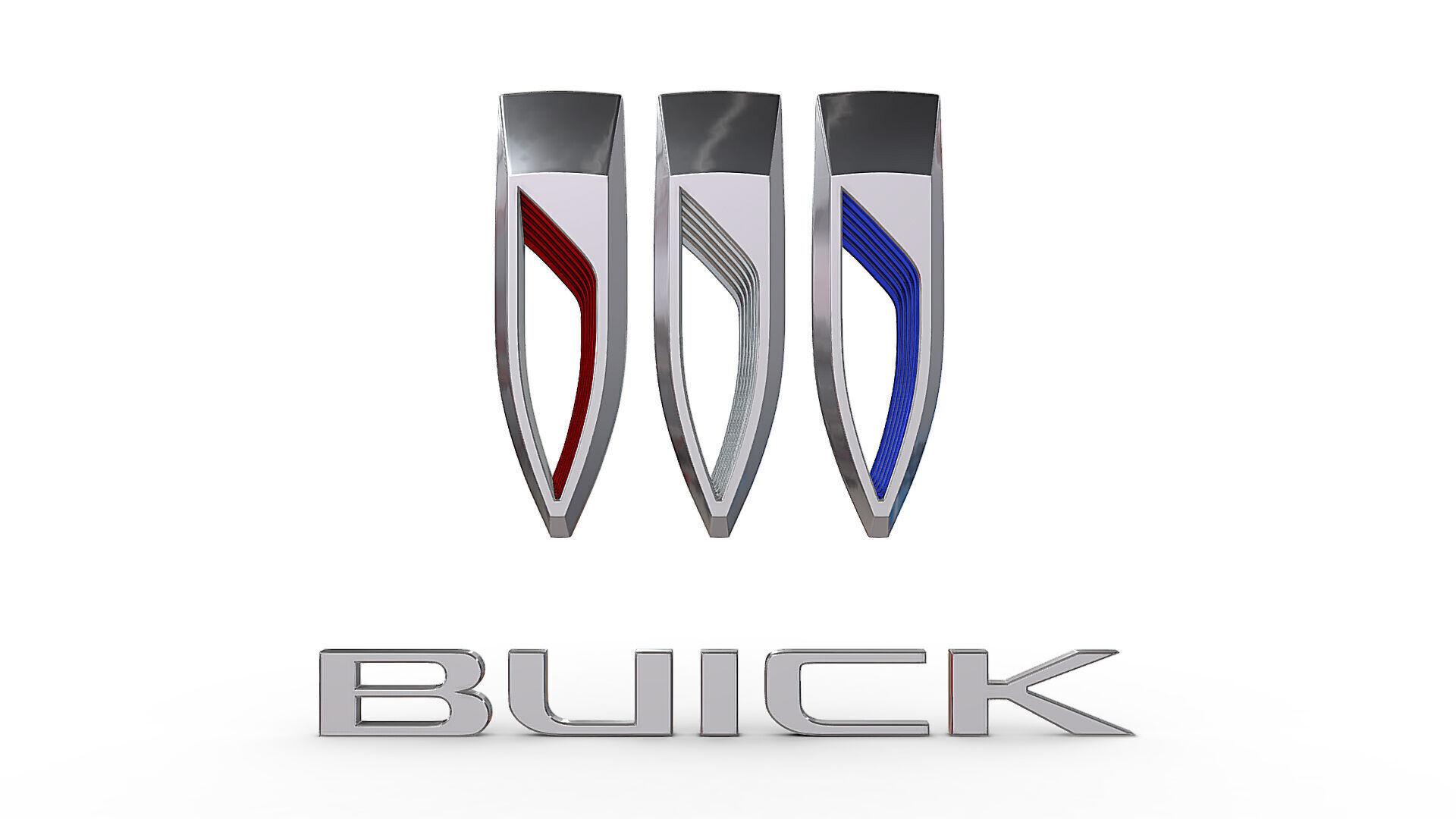 buick new logo 3D model_1