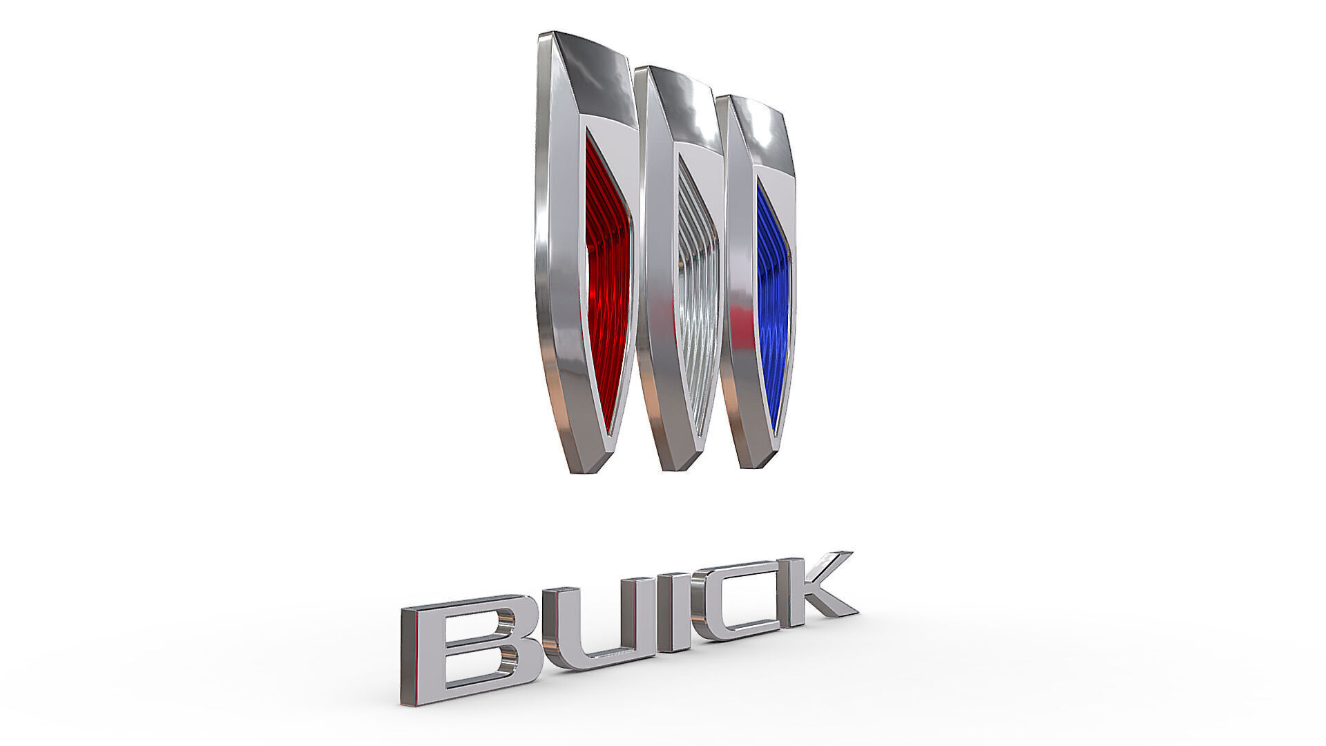 buick new logo 3D model_3
