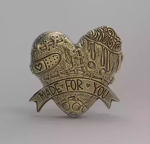 heart cnc model  3D print model