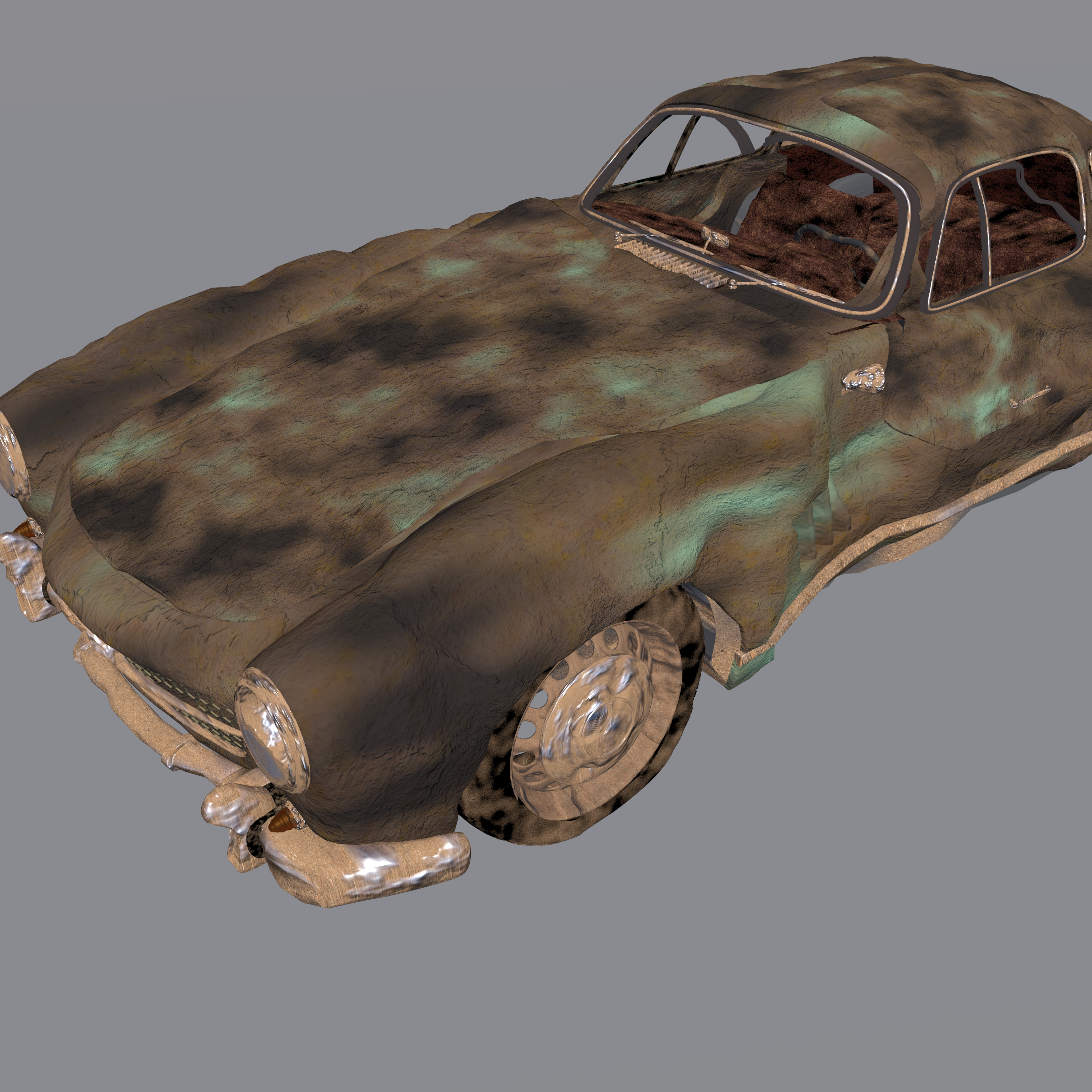 WRECK CAR 4 3D model_2