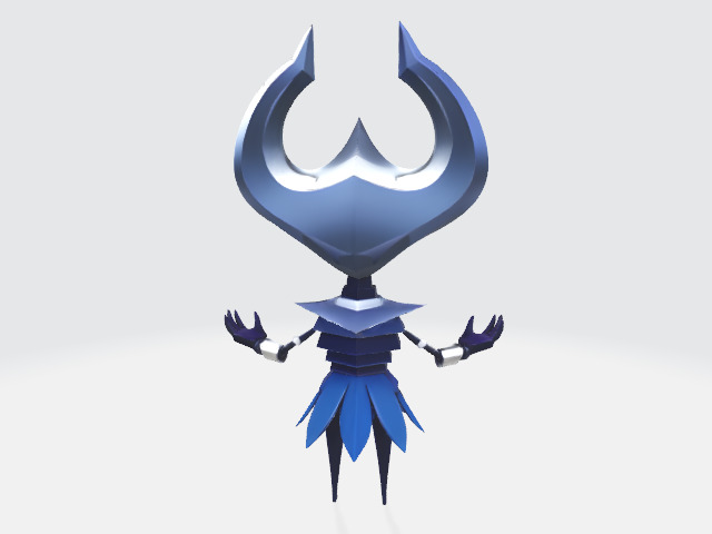 Lowpoly fantasy character Low-poly 3D model_2