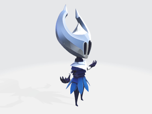 Lowpoly fantasy character Low-poly 3D model_1