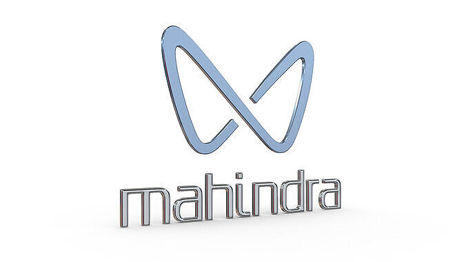 mahindra new logo 3D model