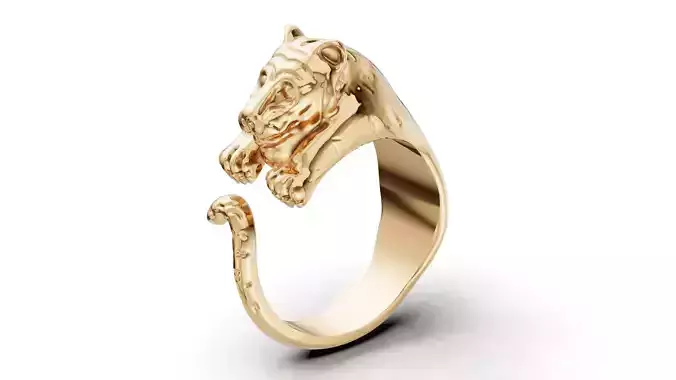 Animal wrap Ring Tiger