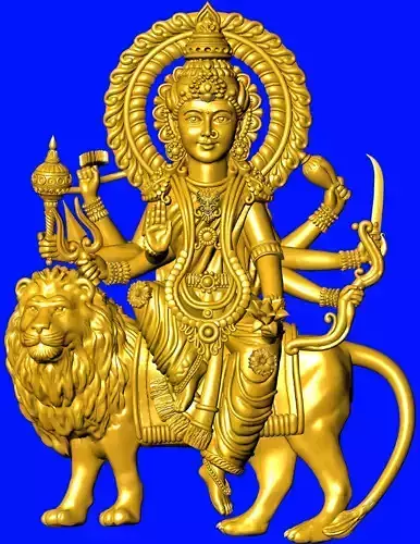 Sherawali Durga Mataji 3D print model