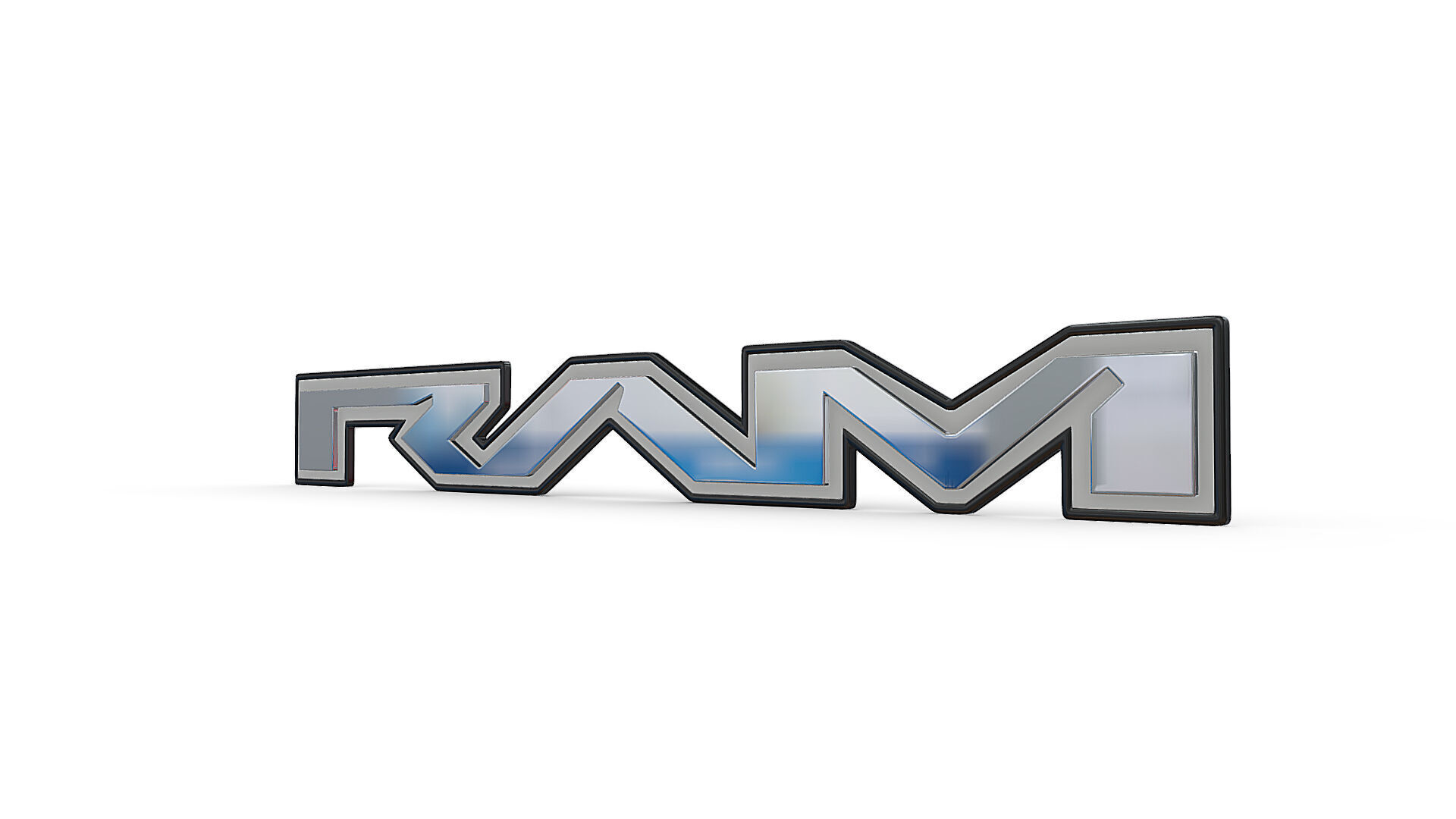 ram new logo 3D model_2