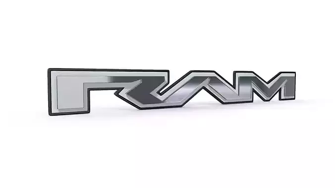 ram new logo 3D model