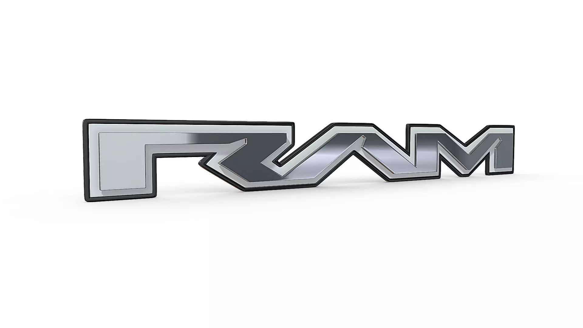 ram new logo 3D model_0