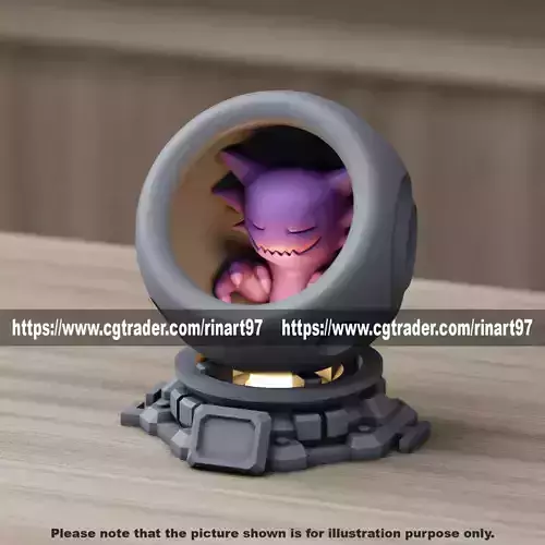 Haunter in healing machine pods from pokemon