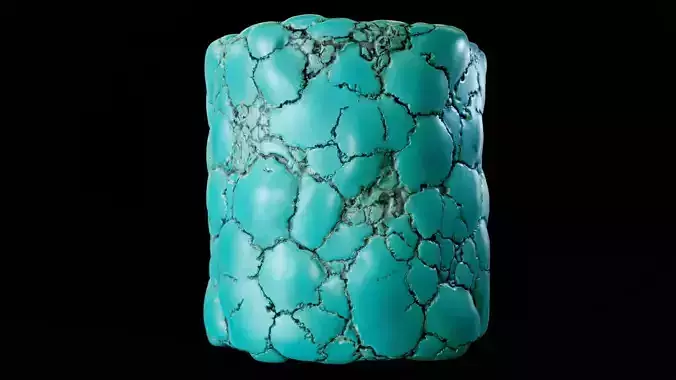 Seamless Turquoise PBR Material Textures  Texture