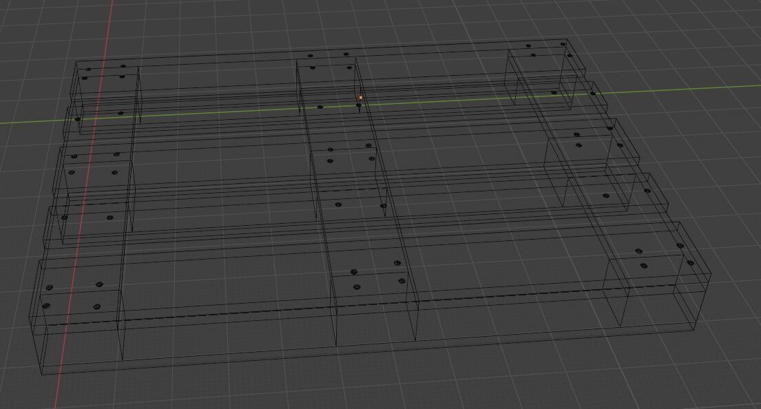 Pallets Low-poly 3D model_3
