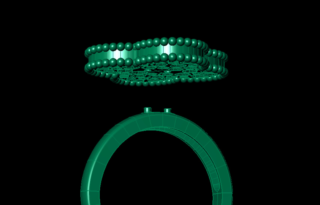 Ring Van Cleef 3D print model_8