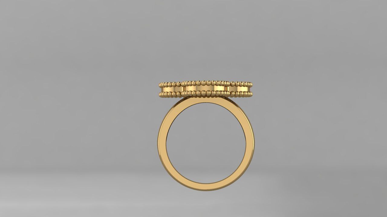 Ring Van Cleef 3D print model_3