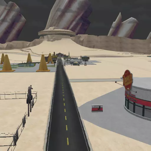 Radiator Springs Free low-poly 3D model