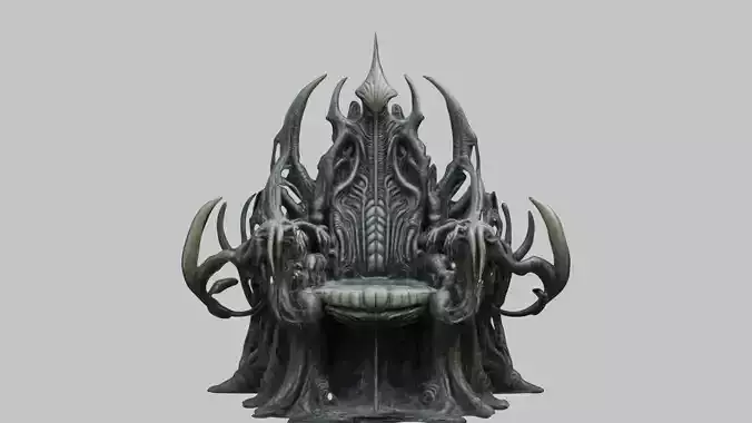 Fantasy HR Giger Insipred ALien Throne Chair 